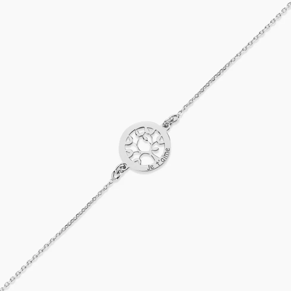 Bracelet Argent Blanc Vroon
