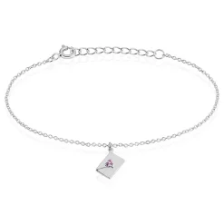 Bracelet Argent Guntrun Oxydes De Zirconium