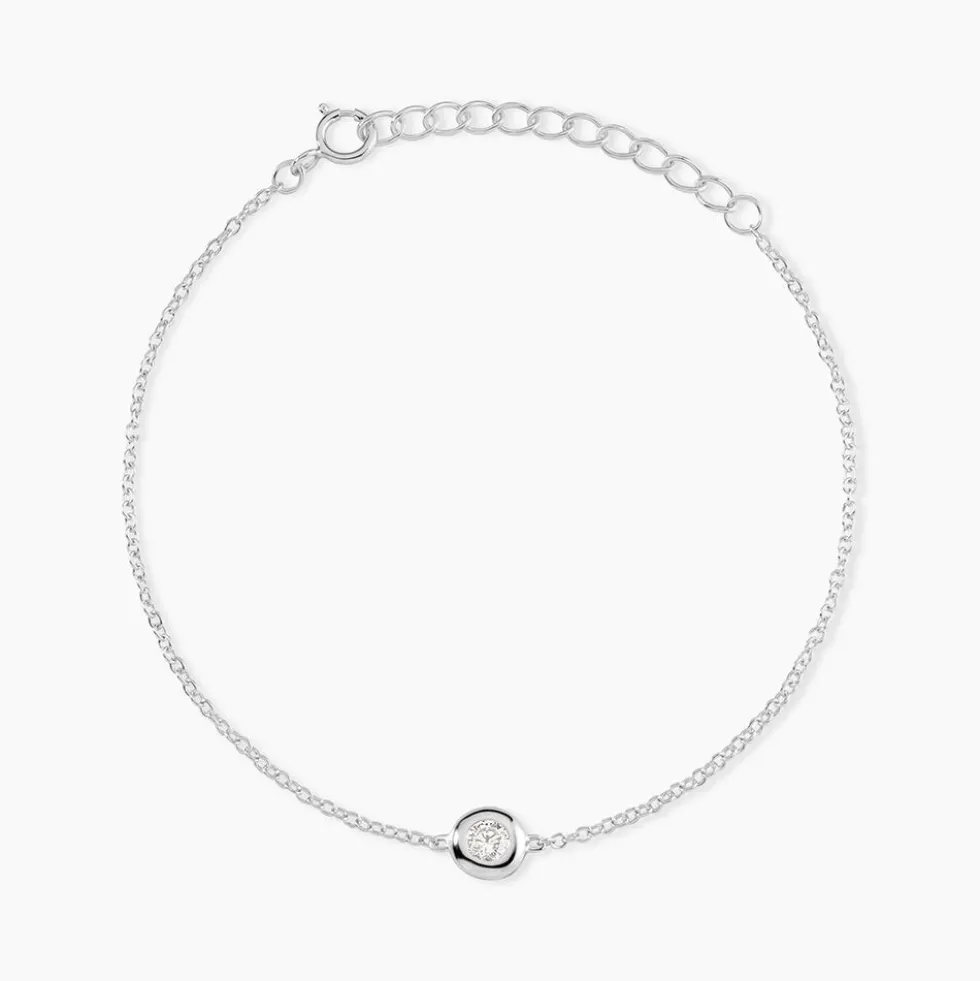 Bracelet Argent Laureano Oxydes De Zirconium