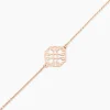 Bracelet Argent Rose Lev