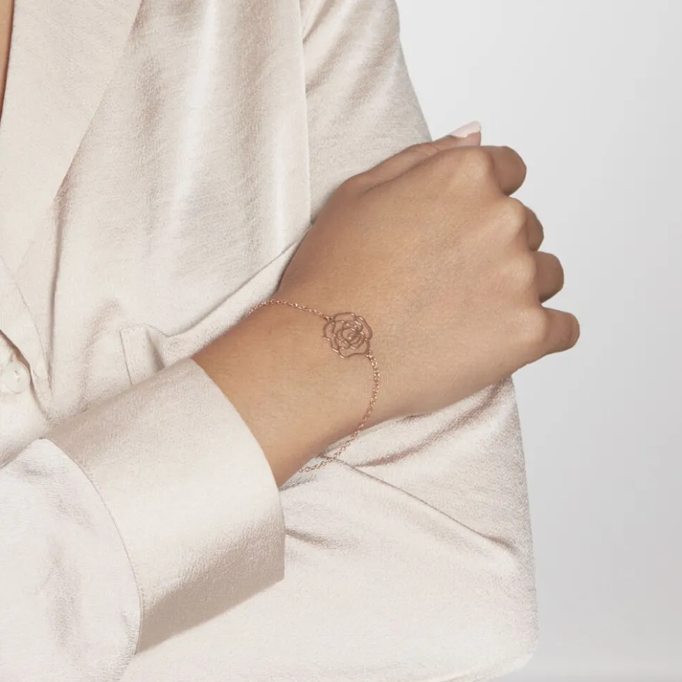 Bracelet Argent Rose Margotte