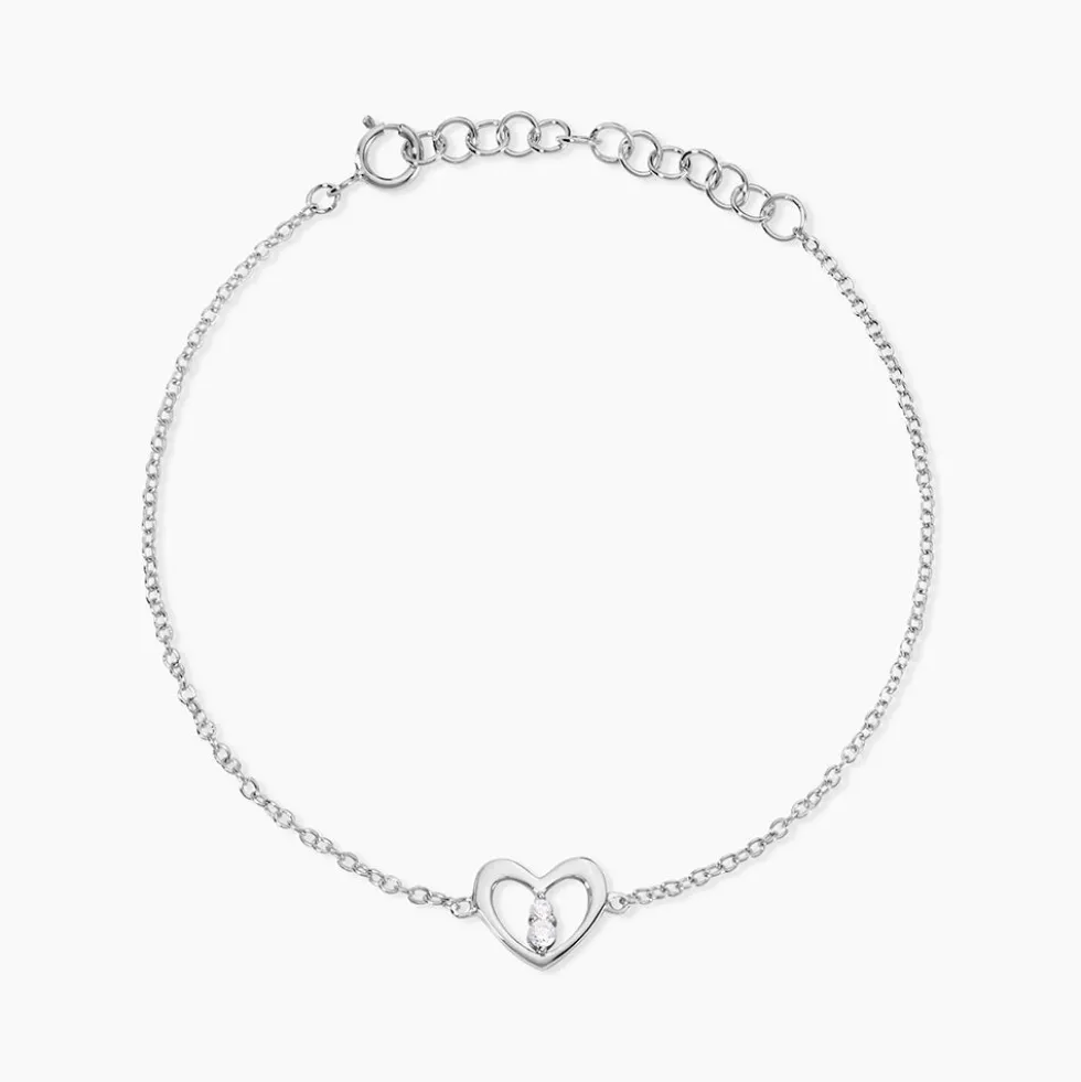 Bracelet Argent Savin Oxydes De Zirconium