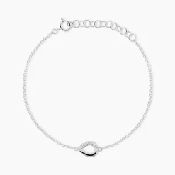 Bracelet Argent Tancelin Oxydes De Zirconium