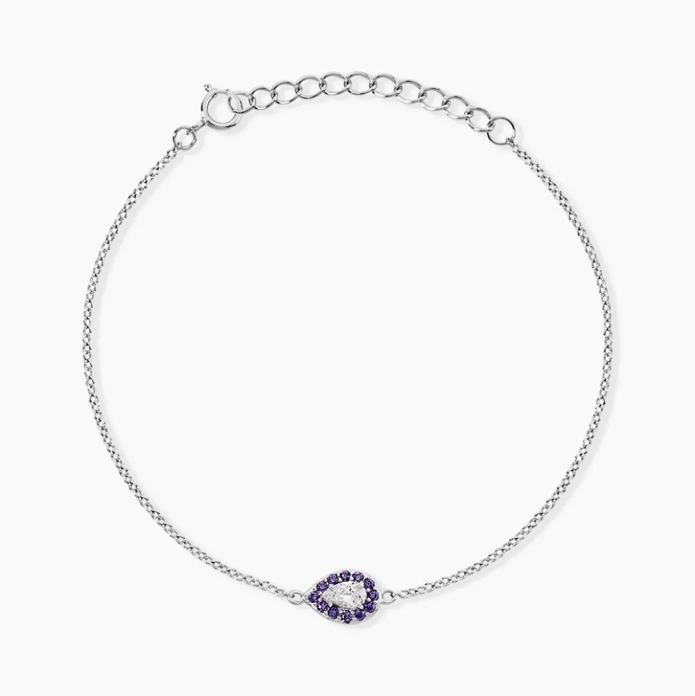Bracelet Argent Tania Oxydes De Zirconium