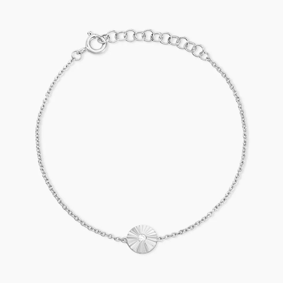 Bracelet Argent Valente Oxydes De Zirconium