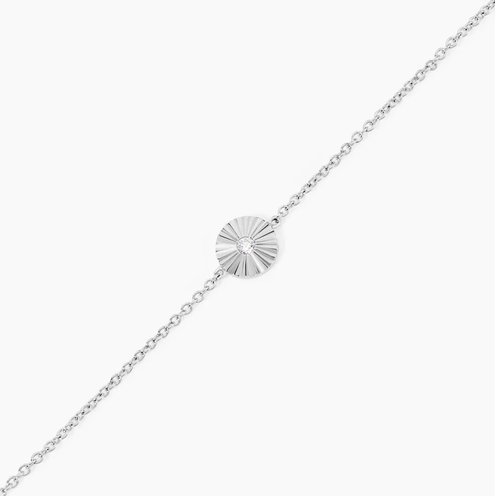 Bracelet Argent Valente Oxydes De Zirconium