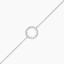 Bracelet Argent Valero Oxydes De Zirconium