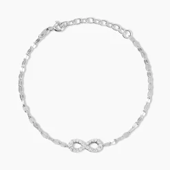 Bracelet Argent Wine Oxydes De Zirconium