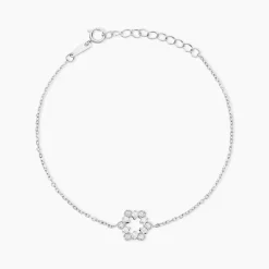Bracelet Astrea Argent Blanc Oxyde De Zirconium