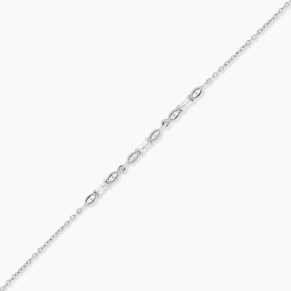 Bracelet Astrea Argent Blanc Oxyde De Zirconium