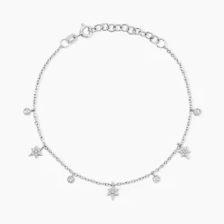 Bracelet Astria Argent Blanc Oxyde De Zirconium