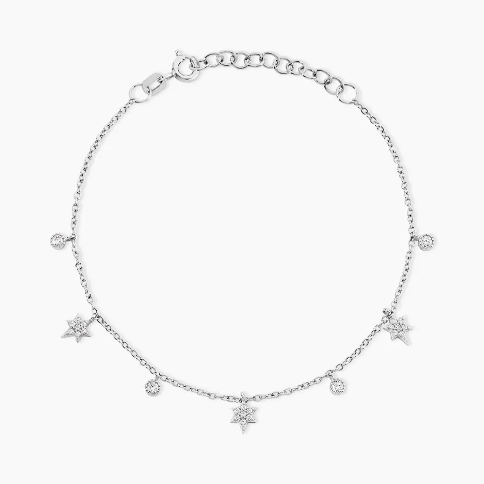 Bracelet Astria Argent Blanc Oxyde De Zirconium
