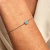 Bracelet Aurel Argent Blanc Turquoise Oxyde De Zirconium