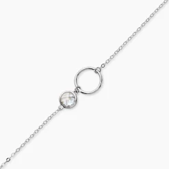 Bracelet Bastiano Argent Blanc Oxyde De Zirconium