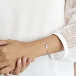 Bracelet Bastiano Argent Blanc Oxyde De Zirconium
