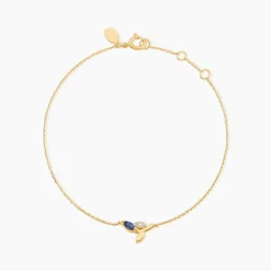 Bracelet Bendt Or Jaune Saphir Diamant