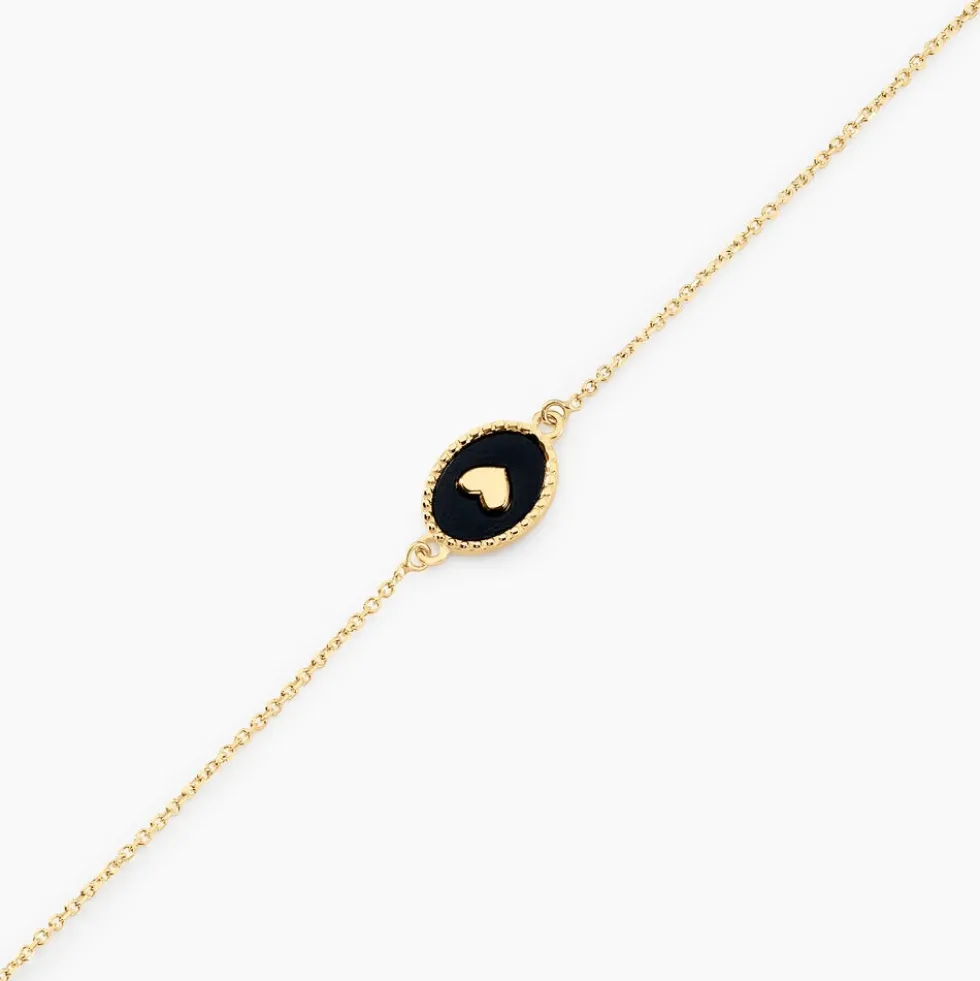 Bracelet Black Jack Or Jaune