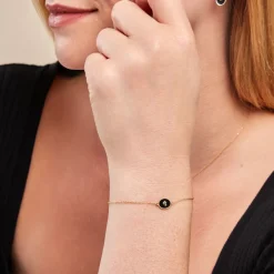 Bracelet Black Jack Or Jaune