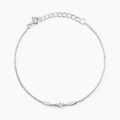 Bracelet Bormana Argent Blanc Oxyde De Zirconium