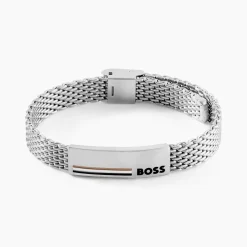 Bracelet Boss Alen Acier Blanc