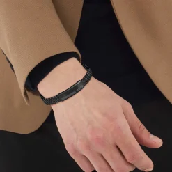 Bracelet Boss Alen Acier Noir