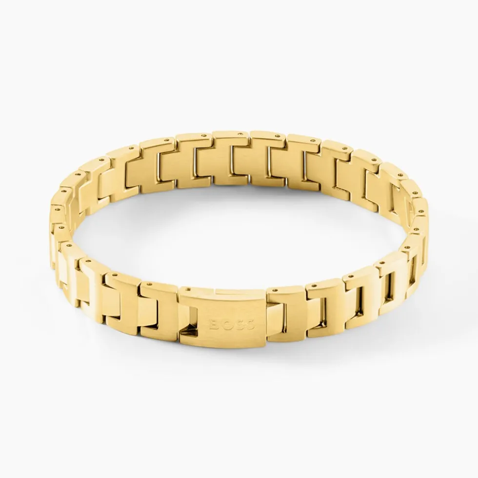 Bracelet Boss Candor Acier Jaune