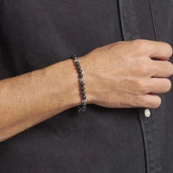 Bracelet Boules Acier Gris Laloun