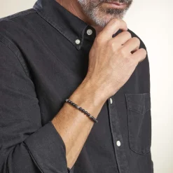 Bracelet Boules Acier Gris Laloun