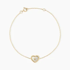 Bracelet Bronte Or Jaune Nacre Diamant