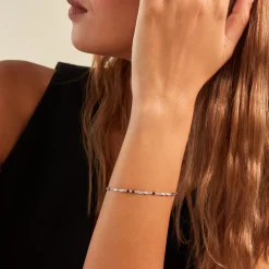 Bracelet Cacilia Argent Blanc
