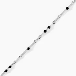 Bracelet Cacilia Argent Blanc