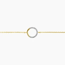 Bracelet Cajsa Or Jaune Oxyde De Zirconium