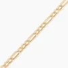 Bracelet Cameo Alternee 1/3 Or Jaune