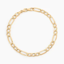 Bracelet Cameo Alternee 1/3 Or Jaune