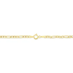 Bracelet Cameo Maille Alternee 1/3 Or Jaune