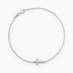 Bracelet Carlie Argent Blanc Oxyde De Zirconium