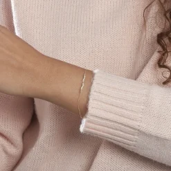 Bracelet Carolyne Or Jaune Oxyde De Zirconium