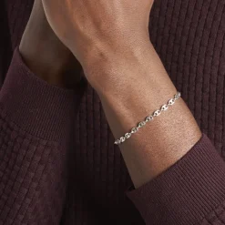 Bracelet Carrus Argent Blanc