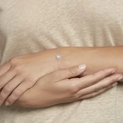 Bracelet Cassandria Argent Blanc Oxyde De Zirconium