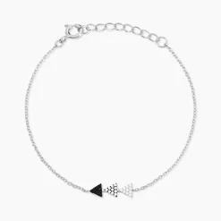 Bracelet Chleo Argent Blanc Oxyde De Zirconium