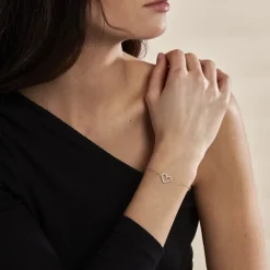 Bracelet Christine Or Jaune Diamant