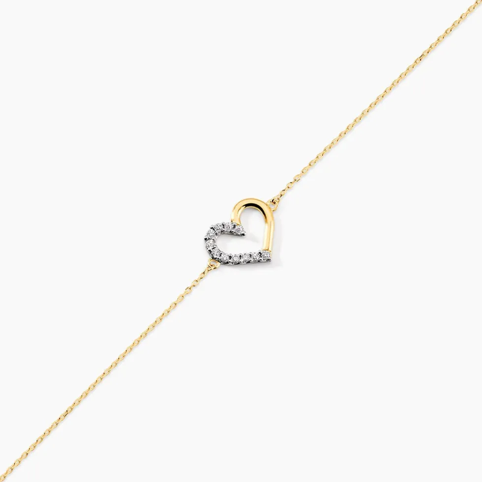 Bracelet Christine Or Jaune Diamant