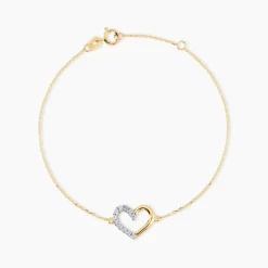 Bracelet Christine Or Jaune Diamant