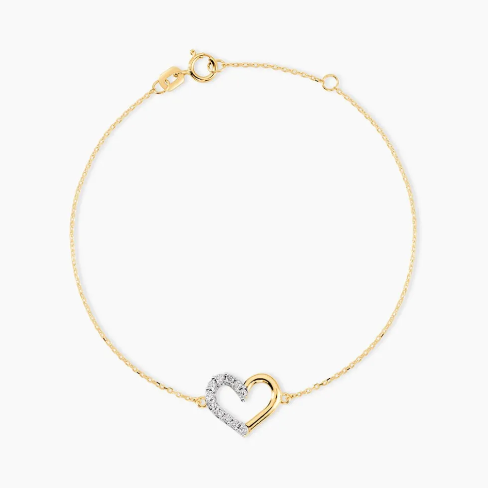 Bracelet Christine Or Jaune Diamant