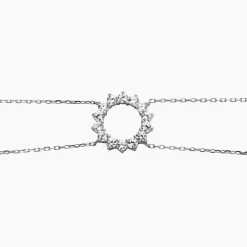 Bracelet Ciena Argent Blanc Oxyde De Zirconium