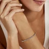 Bracelet Ciska Argent Blanc