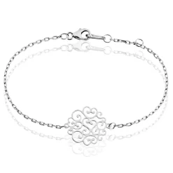 Bracelet Clara Argent Blanc