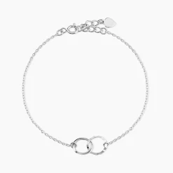 Bracelet Coline Argent Blanc