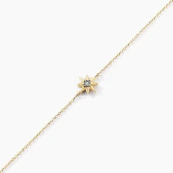 Bracelet Confucius Or Jaune Diamant