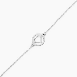 Bracelet Cuore Argent Blanc